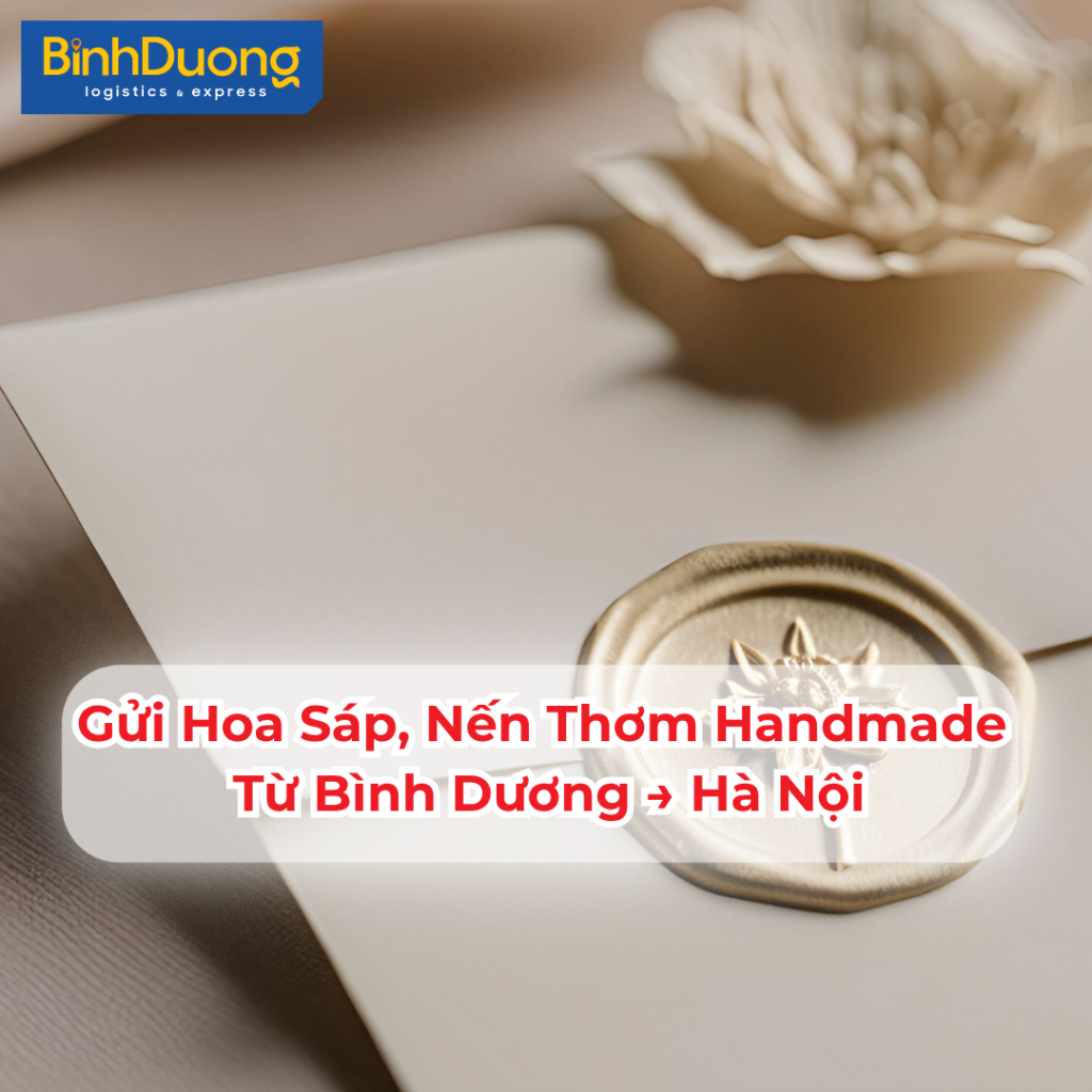 Gửi Hoa Sáp, Nến Thơm Handmade Từ Bình Dương → Hà Nội