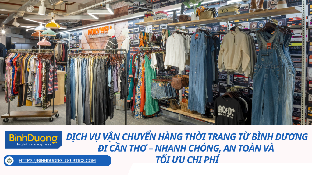 Dịch vụ vận chuyển hàng thời trang từ Bình Dương đi Cần Thơ – Nhanh chóng, an toàn và tối ưu chi phí