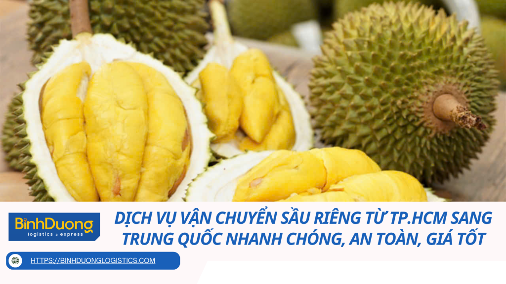 Dịch Vụ Vận Chuyển Sầu Riêng Từ TP.HCM Sang Trung Quốc Nhanh Chóng, An Toàn, Giá Tốt
