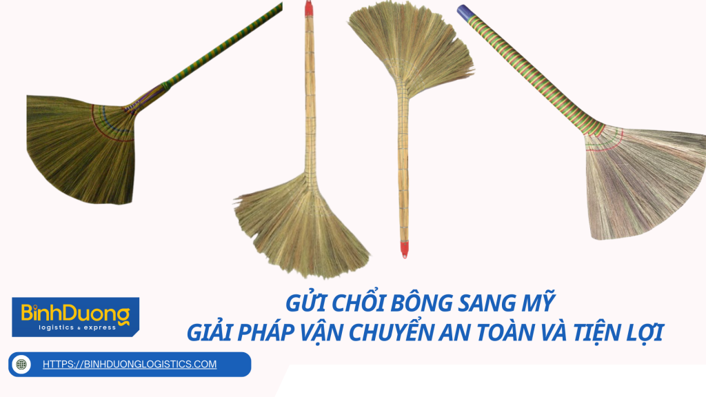 Gửi Chổi Bông Sang Mỹ – Giải Pháp Vận Chuyển An Toàn và Tiện Lợi