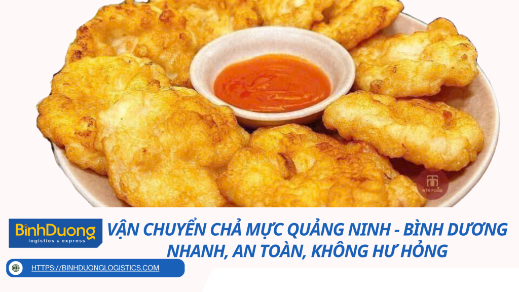 Vận chuyển chả mực từ Quảng Ninh vào Bình Dương - Nhanh, an toàn, không hư hỏng