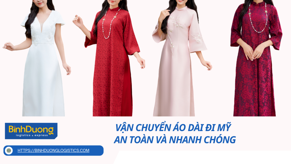 Vận chuyển áo dài đi Mỹ - An toàn và nhanh chóng
