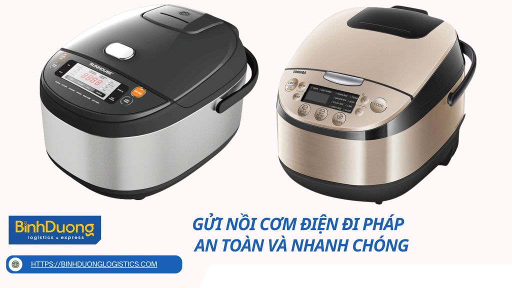 Gửi nồi cơm điện đi Pháp - An toàn và nhanh chóng