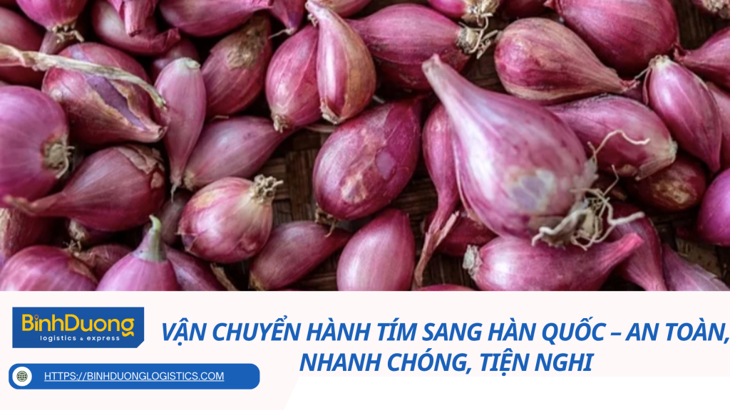 Vận Chuyển Hành Tím Sang Hàn Quốc – An Toàn, Nhanh Chóng, Tiện Nghi