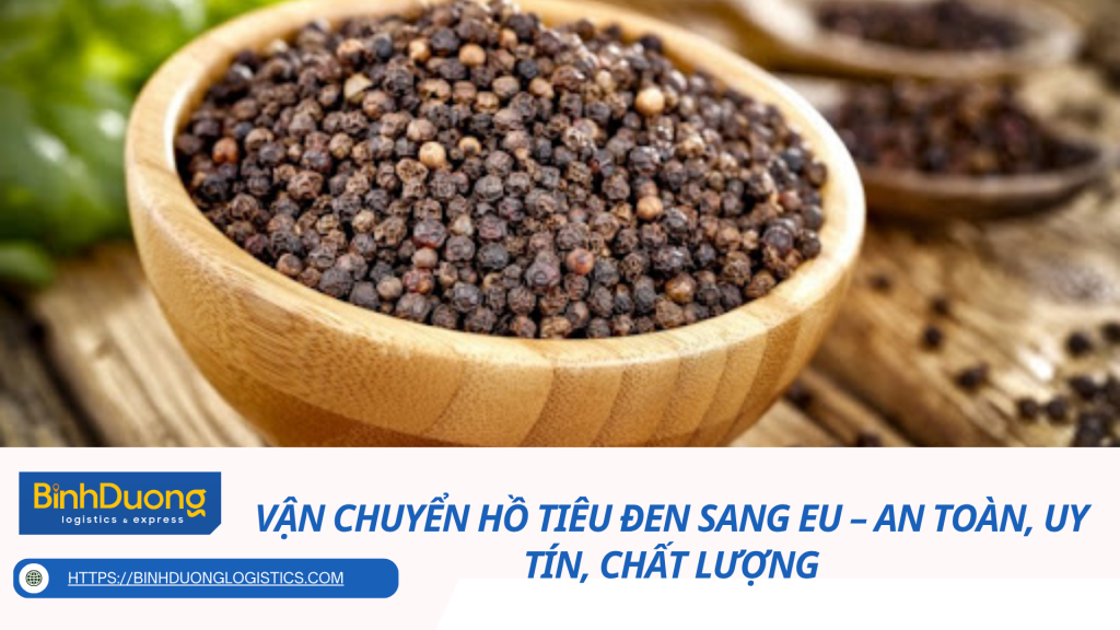 Vận Chuyển Hồ Tiêu Đen Sang EU – An Toàn, Uy Tín, Chất Lượng