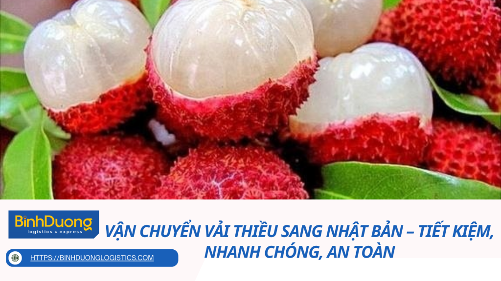 Vận Chuyển Vải Thiều Sang Nhật Bản – Tiết Kiệm, Nhanh Chóng, An Toàn