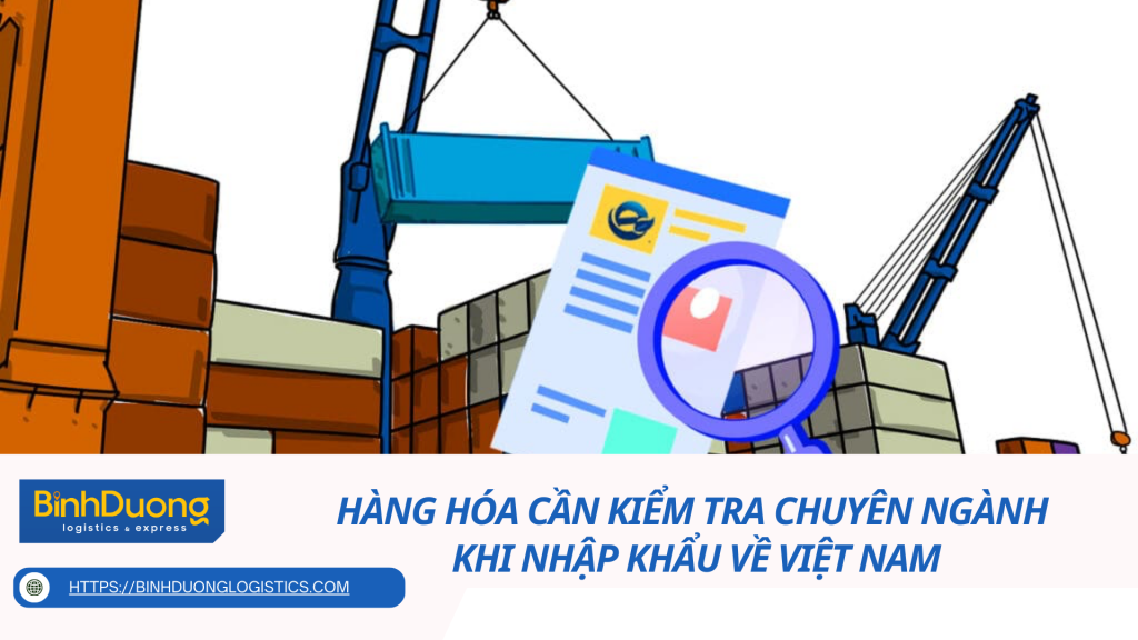 Hàng Hóa Cần Kiểm Tra Chuyên Ngành Khi Nhập Khẩu Về Việt Nam