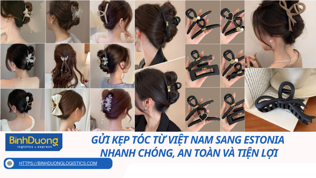 Gửi Kẹp Tóc Từ Việt Nam Sang Estonia – Nhanh Chóng, An Toàn Và Tiện Lợi