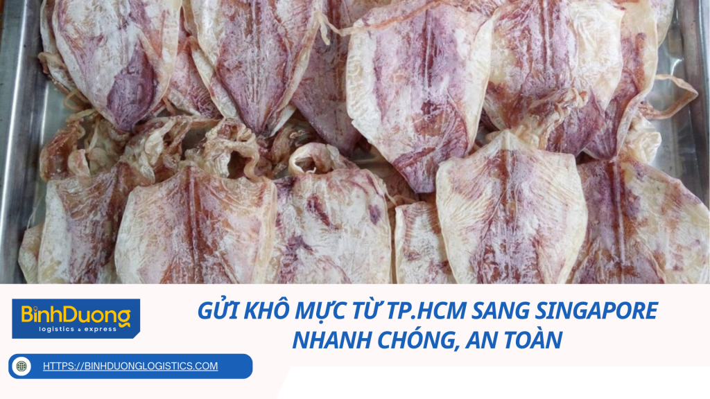 Gửi Khô Mực Từ TP.HCM Sang Singapore Nhanh Chóng, An Toàn