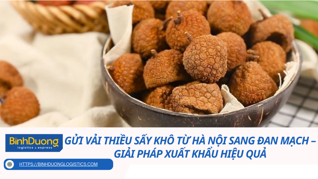 Gửi vải thiều sấy khô từ Hà Nội sang Đan Mạch – Giải pháp xuất khẩu hiệu quả