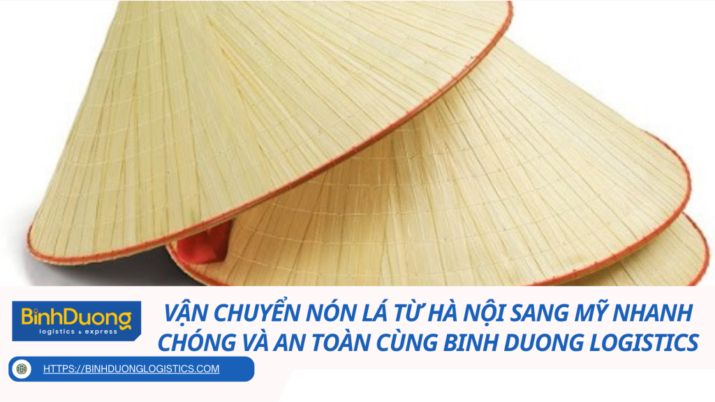 Vận chuyển nón lá từ Hà Nội sang Mỹ nhanh chóng và an toàn cùng Binh Duong Logistics