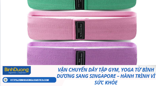 vận chuyển dây tập gym,yoga sang singapore