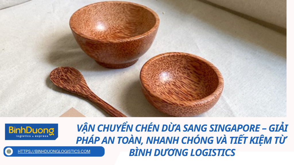 Vận Chuyển Chén Dừa Sang Singapore – Giải Pháp An Toàn, Nhanh Chóng Và Tiết Kiệm Từ Bình Dương Logistics