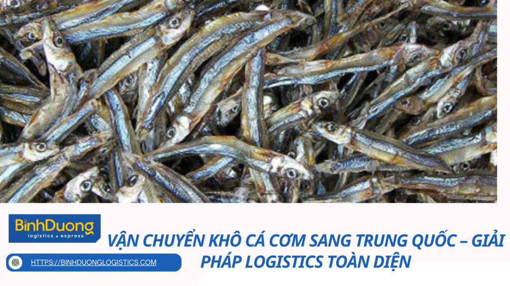 Vận Chuyển Khô Cá Cơm Sang Trung Quốc – Giải Pháp Logistics Toàn Diện