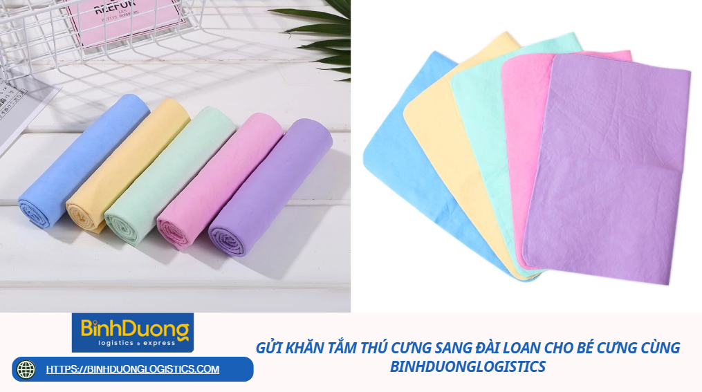 Gửi Khăn Tắm Thú Cưng Sang Đài Loan Cho Bé Cưng Cùng BinhDuongLogistics