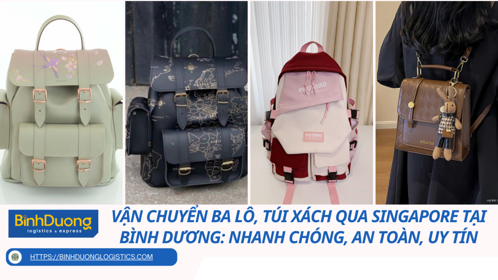 Vận Chuyển Ba Lô, Túi Xách Qua Singapore Tại Bình Dương: Nhanh Chóng, An Toàn, Uy Tín