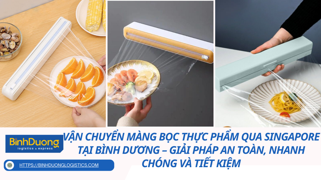 Vận chuyển màng bọc thực phẩm qua Singapore tại Bình Dương – Giải pháp an toàn, nhanh chóng và tiết kiệm