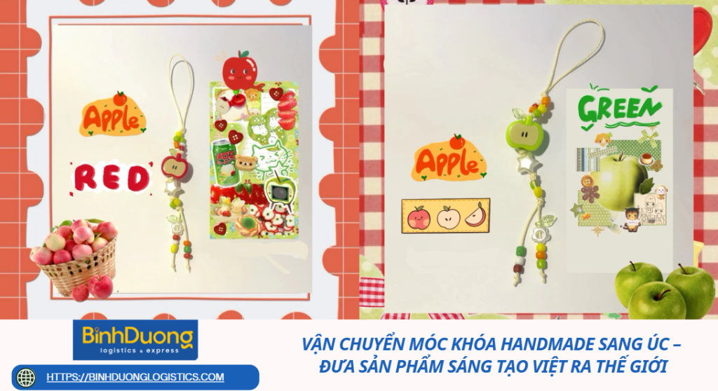 VẬN CHUYỂN MÓC KHÓA HANDMADE