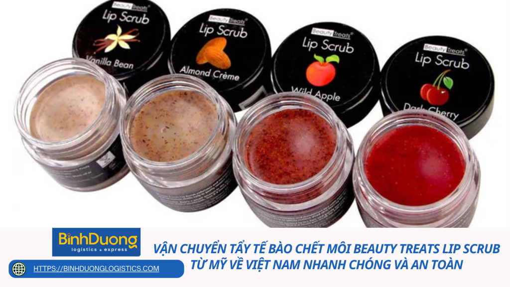 Vận chuyển Tẩy Tế Bào Chết Môi Beauty Treats Lip Scrub từ Mỹ về Việt Nam nhanh chóng và an toàn