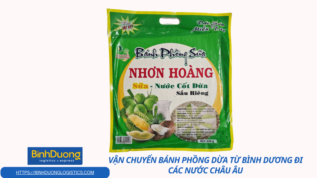 Gửi Bánh Phồng Dừa Đi Châu Âu Đầy Yêu Thương Cho Người Thân Xa Xứ