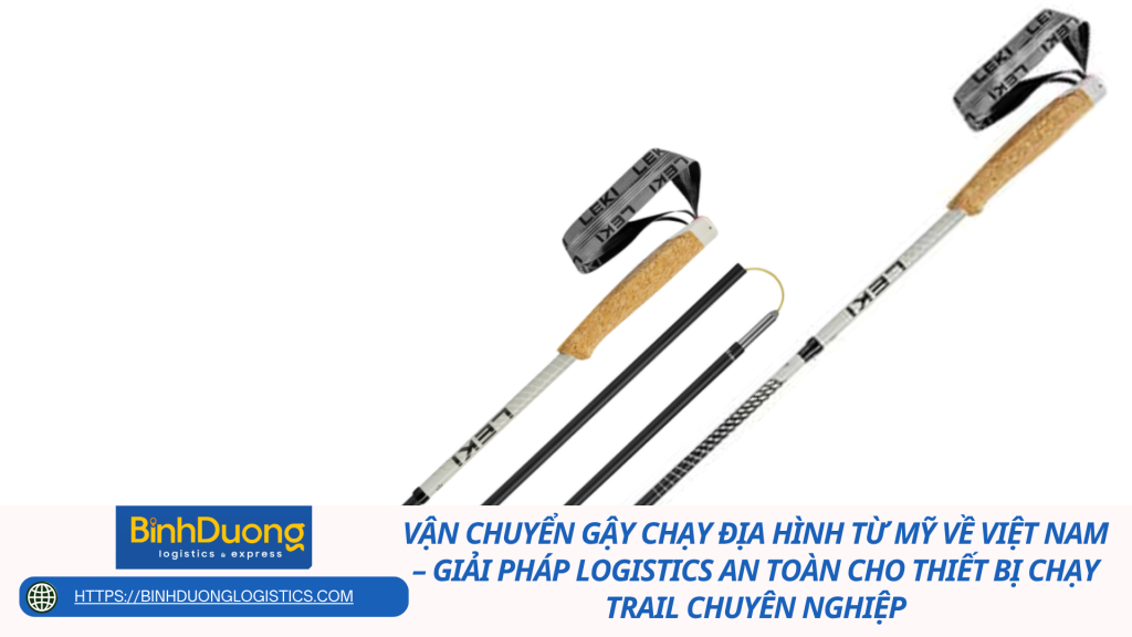 Vận chuyển gậy chạy địa hình từ Mỹ về Việt Nam – Giải pháp logistics an toàn cho thiết bị chạy trail chuyên nghiệp