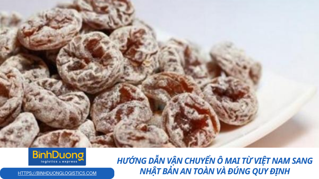 Hướng dẫn vận chuyển ô mai từ Việt Nam sang Nhật Bản an toàn và đúng quy định