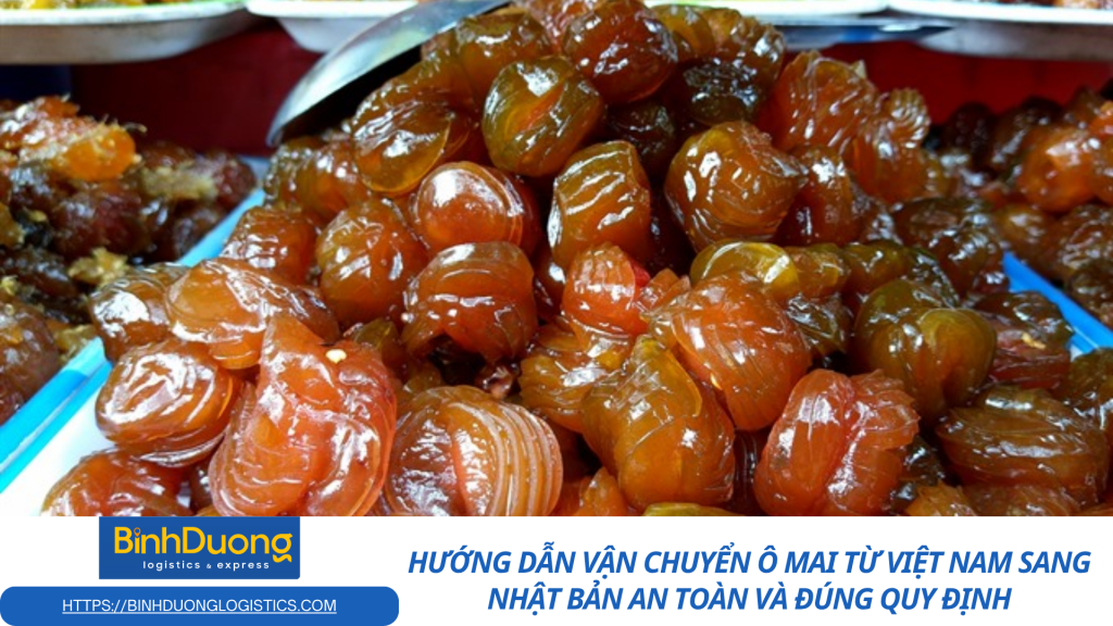 Hướng dẫn vận chuyển ô mai từ Việt Nam sang Nhật Bản an toàn và đúng quy định