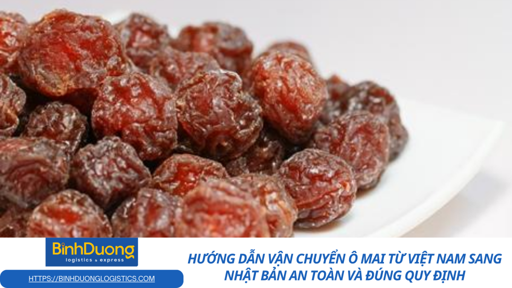 Hướng dẫn vận chuyển ô mai từ Việt Nam sang Nhật Bản an toàn và đúng quy định