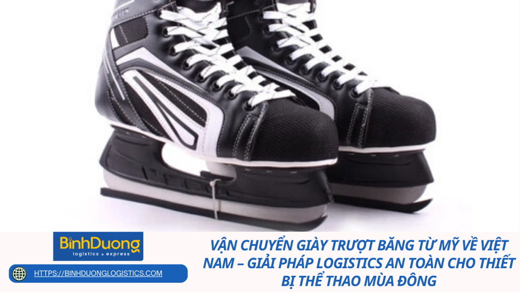 Vận chuyển giày trượt băng từ Mỹ về Việt Nam – Giải pháp logistics an toàn cho thiết bị thể thao mùa đông