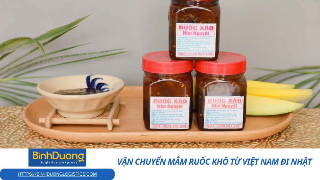 Vận chuyển mắm ruốc khô từ Việt Nam đi Nhật – Giải pháp tối ưu cho hàng thực phẩm khô xuất khẩu