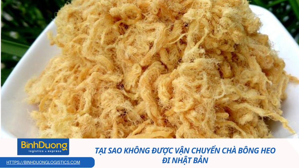 Tại sao không được vận chuyển chà bông heo qua Nhật – Hiểu đúng để tránh vi phạm