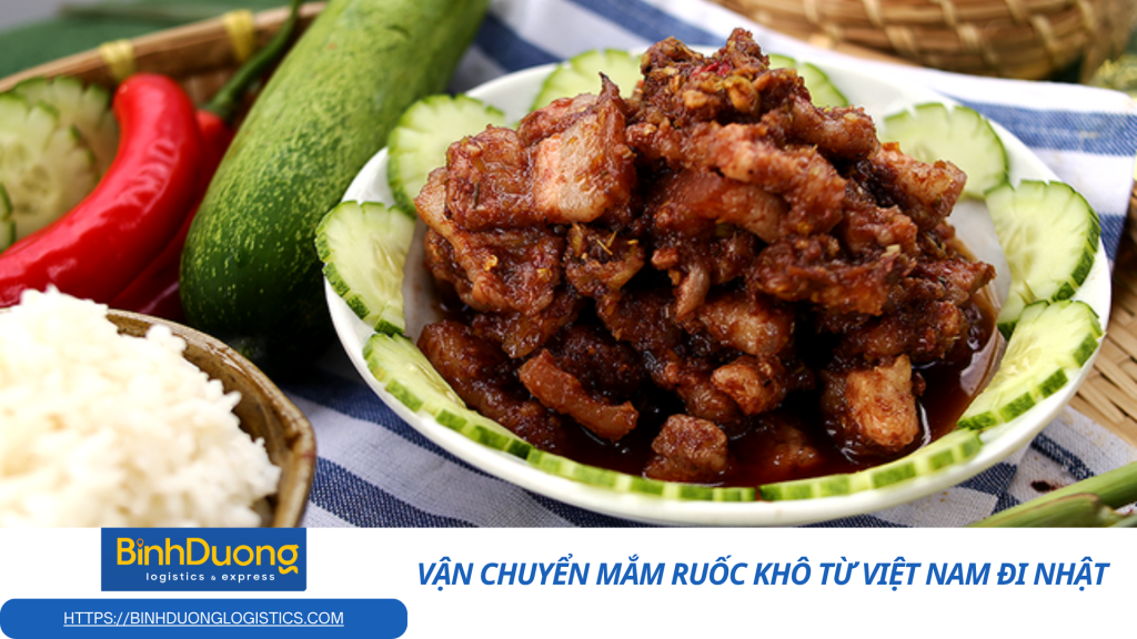 Vận chuyển mắm ruốc khô từ Việt Nam đi Nhật – Giải pháp tối ưu cho hàng thực phẩm khô xuất khẩu