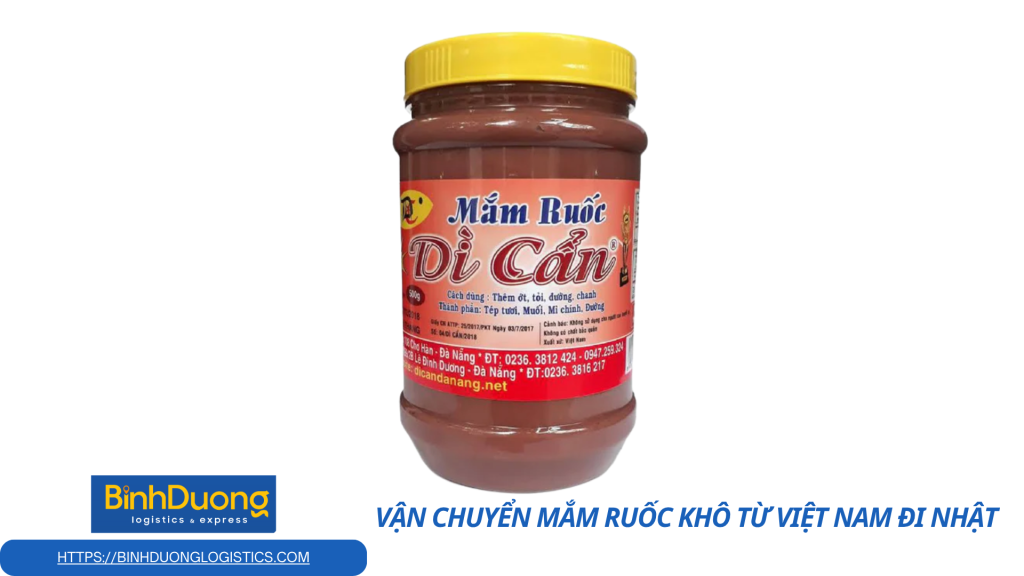 Vận chuyển mắm ruốc khô từ Việt Nam đi Nhật – Giải pháp tối ưu cho hàng thực phẩm khô xuất khẩu