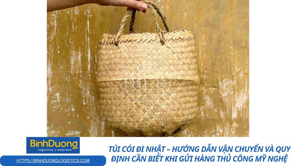 Túi cói đi Nhật – Hướng dẫn vận chuyển và quy định cần biết khi gửi hàng thủ công mỹ nghệ