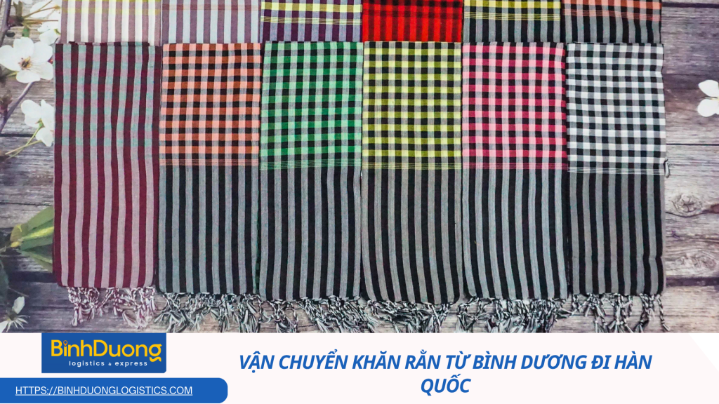 Vận chuyển khăn rằn từ Việt Nam đi Hàn Quốc – Hành trình lan tỏa nét đẹp văn hóa miền Tây