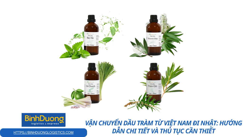 Vận chuyển dầu tràm từ Việt Nam đi Nhật: Hướng dẫn chi tiết và thủ tục cần thiết