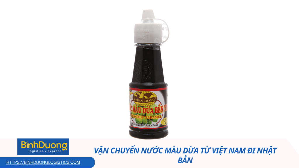 Vận chuyển nước màu dừa từ Việt Nam đi Nhật Bản