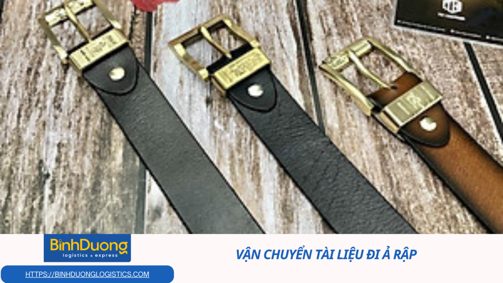 Vận chuyển thắt lưng da từ Việt sang Ấn ngày càng được ưa chuộng