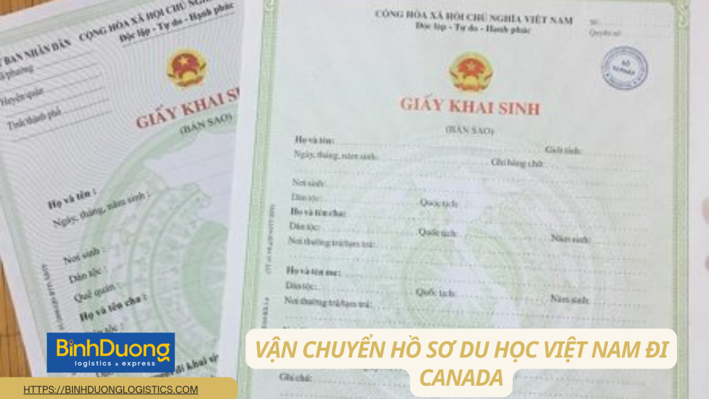 Vận chuyển giấy khai sinh từ Việt Nam đi Canada – Giải pháp an toàn cho giấy tờ quan trọng