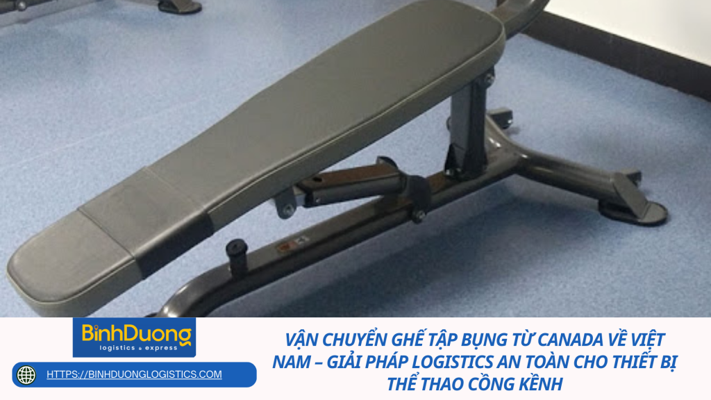 Vận chuyển ghế tập bụng từ Canada về Việt Nam – Giải pháp logistics an toàn cho thiết bị thể thao cồng kềnh