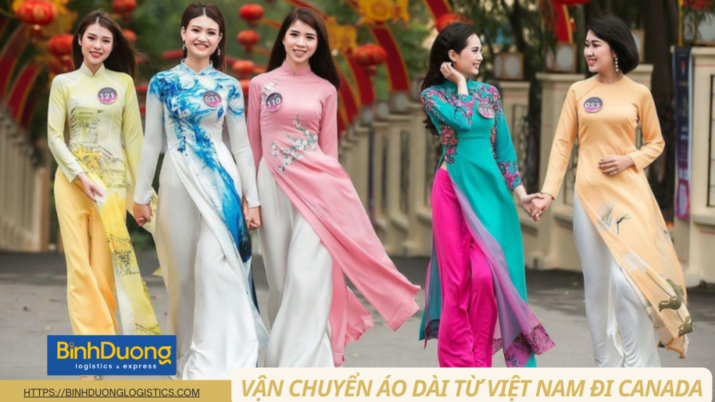 Vận chuyển áo dài từ Việt Nam đi Canada – Dịch vụ gửi hàng thời trang uy tín cho cộng đồng người Việt