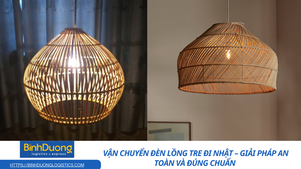 Vận chuyển lồng đèn tre từ Việt Nam đi Nhật