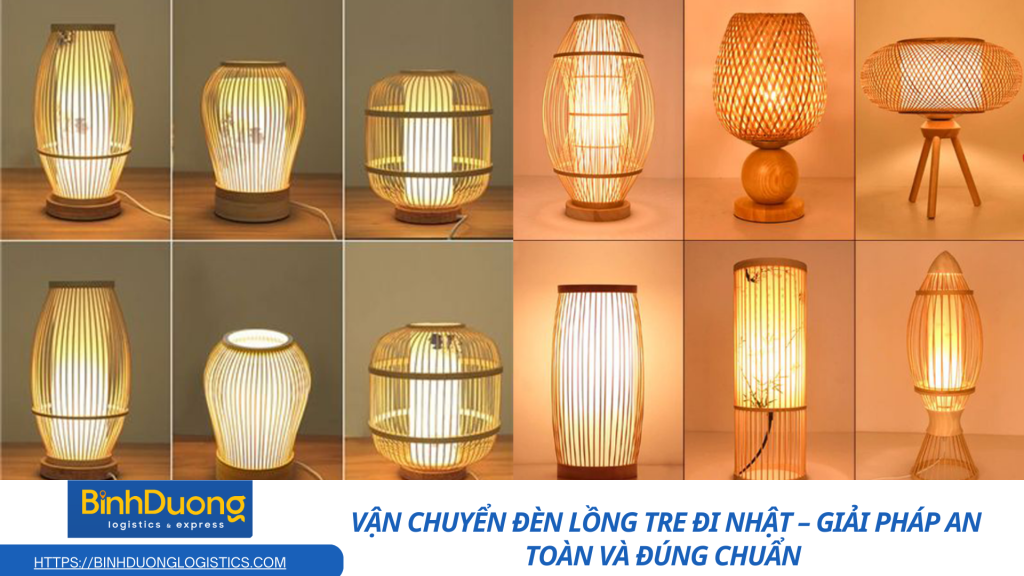 Vận chuyển lồng đèn tre từ Việt Nam đi Nhật