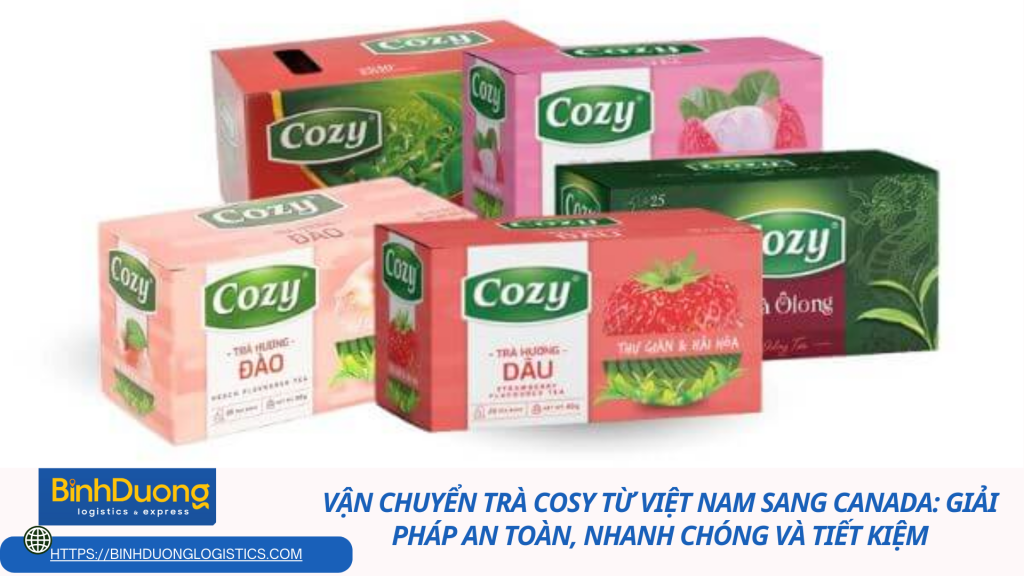 Vận Chuyển Trà Cosy Từ Việt Nam Sang Canada: Giải Pháp An Toàn, Nhanh Chóng và Tiết Kiệm