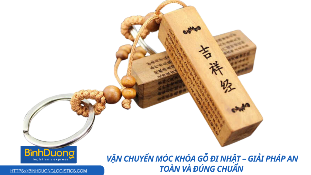Vận chuyển móc khóa gỗ khắc đi Pháp