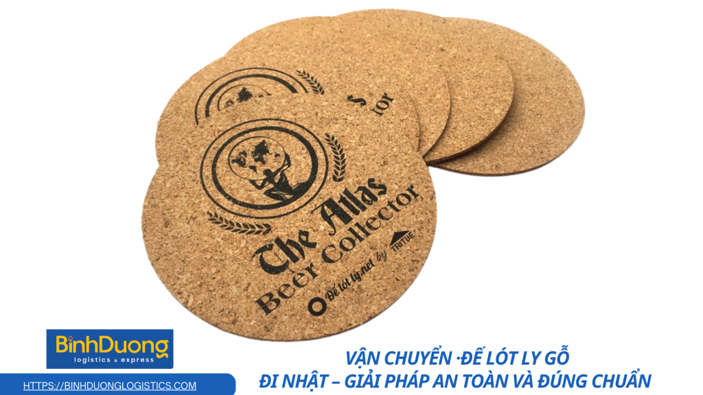 Vận chuyển đế lót ly gỗ đi Nhật Bản – Hướng dẫn chi tiết, an toàn và đúng chuẩn