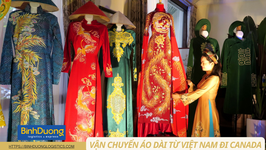 Vận chuyển áo dài từ Việt Nam đi Canada – Dịch vụ gửi hàng thời trang uy tín cho cộng đồng người Việt