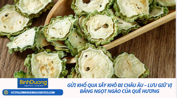 Gửi khổ qua sấy khô đi Châu Âu – Lưu giữ vị đắng ngọt ngào của quê hương