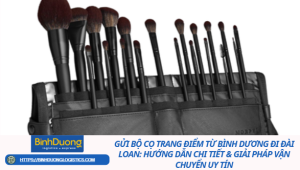 Gửi bộ cọ trang điểm từ Bình Dương đi Đài Loan: Hướng dẫn chi tiết & giải pháp vận chuyển uy tín