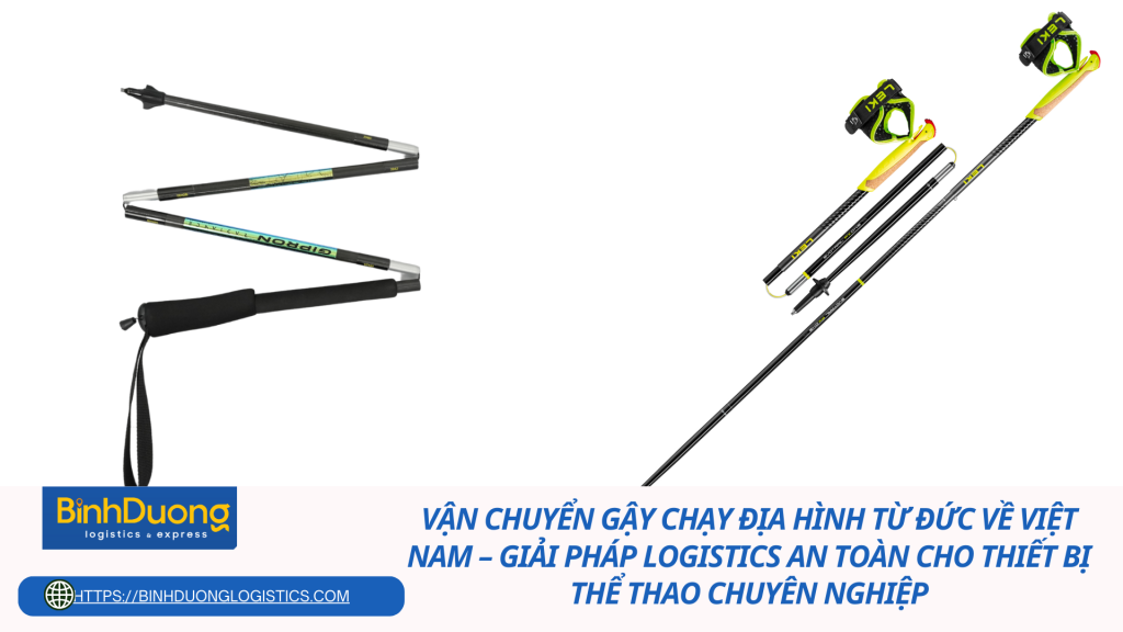 Vận chuyển gậy chạy địa hình từ Đức về Việt Nam – Giải pháp logistics an toàn cho thiết bị thể thao chuyên nghiệp